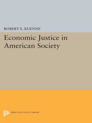 cover image of Economic Justice in American Society